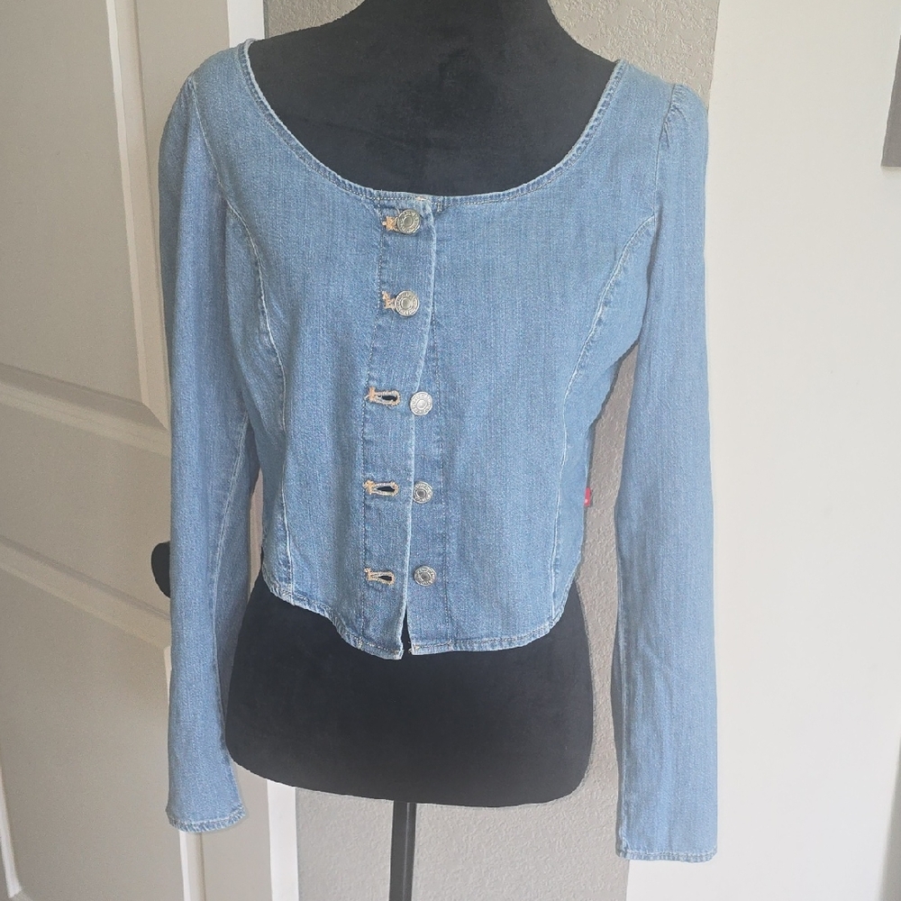NWT Levi's Denim Top SIZE L